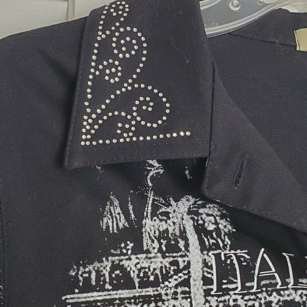 Cactus Women's Rhinestone Embellished Italy Jacket Size Small - Picture 3 of 9